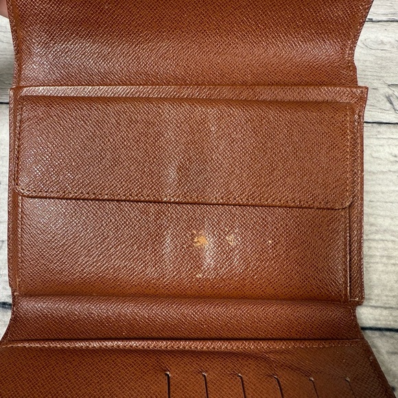 Louis Vuitton Porte Tresor Etui Papier Trifold Wallet Monogram Canvas Leather - Picture 9 of 16